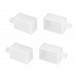 Заглушка WPH-FLEX-3020-90 WHITE с отверстием (Arlight, Пластик)