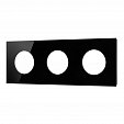 Рамка стеклянная FRM-GLARE-GC-3-BK (Arlight, -)