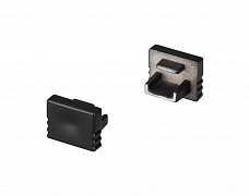 Заглушка SL-MINI-8-H6 BLACK глухая (Arlight, Пластик)