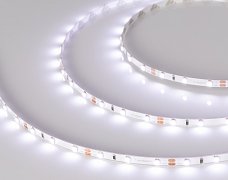 Светодиодная лента RT-A60-5mm 12V Cool 15K (4.8 W/m, IP20, 2835, 5m) (Arlight, 4.8 Вт/м, IP20)