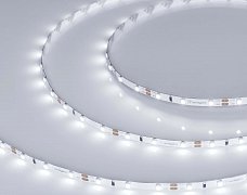 Светодиодная лента RT-A60-5mm 12V White6000 (4.8 W/m, IP20, 2835, 5m) (Arlight, 4.8 Вт/м, IP20)