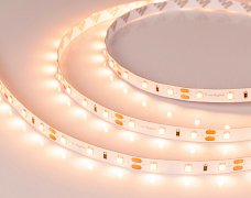 Светодиодная лента RT-A60-8mm 12V Warm2400 (7.2 W/m, IP20, 2835, 5m) (Arlight, Открытый)