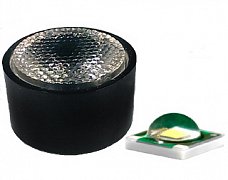 Линза 45DC3B (45°, smd, black) (Turlens, -)