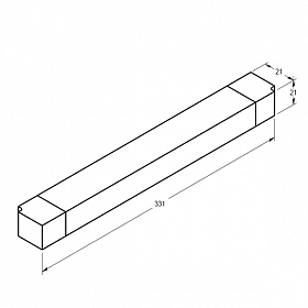 Блок питания ARV-24025-LONG (24W, 1A, 0-10V, PFC) (Arlight, IP20 Металл, 2 года)