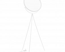 Светильник SP-LUNAR-FLOOR-D660-35W Dim-to-Warm (WH, 120 deg, 230V) (Arlight, IP20 Металл, 5 лет)