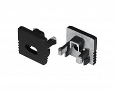 Заглушка SL-MINI-10 BLACK с отверстием (Arlight, Пластик)