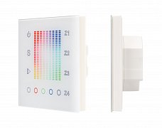 Панель Sens SR-2831AC-RF-IN White (220V,RGB,4зоны) (Arlight, IP20 Пластик, 3 года)