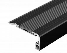 Профиль STAIR-W60-2000 ANOD BLACK (Arlight, Алюминий)