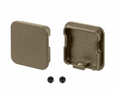 Заглушка LINE-D-3030 SQUARE OLIVE GREY (Arlight, Металл)
