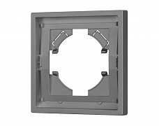 Рамка пластиковая FRM-TENDO-PL-1-GR (Arlight, Графитовый)