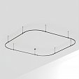 Основание ART-APRIORI-QUADRAT-SOFT-ROD-400-3500x3500 (BK) (Arlight, IP20 Металл, 3 года)