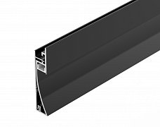 Профиль PLINTUS-H58-F-2000 BLACK (Arlight, Алюминий)