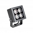 Прожектор KT-BLOCK-S130x130-15W RGBW-Day (Графит, 15 deg, 24V, DMX512) (Arlight, IP66 Металл, 3 года)