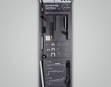 Стенд Магнитные системы ARLIGHT-E40-1760х600mm (DB 3мм, пленка, подсветка) (Arlight, -)