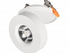 Светильник LGD-MONA-BUILT-R100-12W Day4000 (WH, 24 deg) (Arlight, IP40 Металл, 3 года)