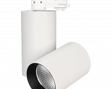 Светильник SP-POLO-TRACK-TURN-R85-15W Warm3000 (WH-BK, 40 deg) (Arlight, IP20 Металл, 3 года)