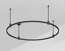 Основание ART-APRIORI-ROUND-ROD-400-R1200 (BK) (Arlight, IP20 Металл, 3 года)