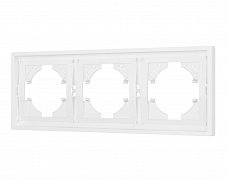 Рамка пластиковая FRM-TENDO-PL-3-WH (Arlight, Белый)