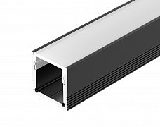 Профиль SL-SLIM20-H20-2000 BLACK (Arlight, Алюминий)