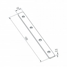 Соединитель профиля SL-LINE-3638-LW-180 Set (Arlight, Металл)