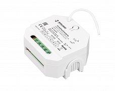 INTELLIGENT ARLIGHT Релейный модуль SMART-701-72-WTI-WTO-PS-IN (230V, 1x15A, TUYA Wi-Fi, 2.4G) (IARL, IP20 Пластик, 5 лет)