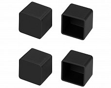Заглушка WPH-FLEX-1616 BLACK глухая (Arlight, Силикон)
