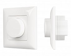 Панель SMART-P14-DIM-P-IN White (230V, 1.5A, 0/1-10V, Rotary, 2.4G) (Arlight, IP20 Пластик, 5 лет)