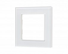Рамка стеклянная FRM-GLARE-GS-1-WH (Arlight, -)