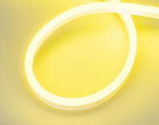 Лента герметичная AURORA-PS-A120-16x8mm 24V Lemon (10 W/m, IP65, 2835, 5m) (Arlight, Силикон, 2 года)