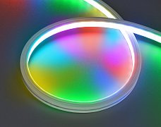 Грейзер SPI THOR-TOP-B70-10x10mm 24V RGB (15 W/m, IP67, 5m, wire x2) (Arlight, Вывод вниз, 3 года)