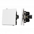 Механизм выключателя одноклавишный проходной SWT-TENDO-MKP1-PL-WH (230V, 10A) (Arlight, Белый)