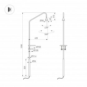 Светильник SP-RINAR-TAB-5W Warm3000 (BK, 36 deg, 230V) (Arlight, IP20 Металл, 5 лет)