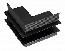 Коннектор угловой MAG-CON-2652-FDW-L90-EXT (BK, внешний) (Arlight, IP20 Металл, 3 года)
