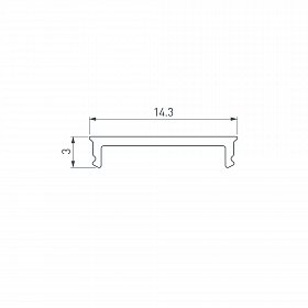 Экран SL-SLIM15-H10-W14-2000 OPAL (Arlight, Пластик)