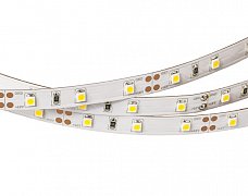 Светодиодная лента RT2-3528-60-12V Warm White (300 LED) (NormaLED, 4.8 Вт/м, IP20)
