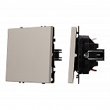 ARL NOBE Выключатель 1 кл софт-тач кашемир SWT-MK01-SFPL-CA (250V, 10A) (Arlight, -)