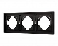 Рамка пластиковая FRM-TENDO-PL-3-BK (Arlight, Черный)