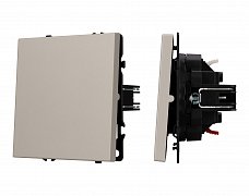 ARL NOBE Выключатель 1 кл софт-тач кашемир SWT-MK01-SFPL-CA (250V, 10A) (Arlight, -)