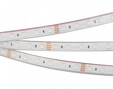 Светодиодная лента RTW 2-5000PGS 24V RGB 2x (5060, 300 LED, LUX) (Arlight, 14.4 Вт/м, IP67)
