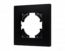 Рамка пластиковая FRM-PERIO-PL-1-BK (Arlight, -)