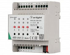 INTELLIGENT ARLIGHT Диммер KNX-204-DIM-DIN (12-48V, 8x0.35/4x0.7/2x1A) (IARL, IP20 Пластик, 2 года)
