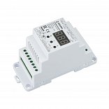 INTELLIGENT ARLIGHT Релейный модуль SMART-702-82-2G-DRO-PS (230V, 2x8A, 2.4G) DIN-рейка (IARL, IP20 Пластик, 5 лет)