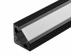 Профиль PDS45-T-2000 ANOD Black RAL9005 (Arlight, Алюминий)