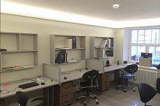 LED подсветка офиса компании “BARS RED”