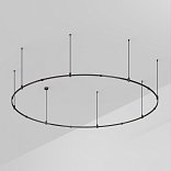 Основание ART-APRIORI-ROUND-ROD-800-R3000 (BK) (Arlight, IP20 Металл, 3 года)