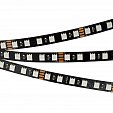 Светодиодная лента RT 2-5000 24V RGB 3X (5060, 420 LED, BLACK) (Arlight, 21 Вт/м, IP20)