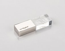 Флешка Arlight красная с 3D гравировкой (32 ГБ) (Arlight, -)