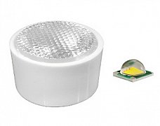 Линза 45DC3W (45°, smd, white) (Turlens, -)