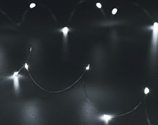 Светодиодная гирлянда ARD-DEW-HOME-2000-CLEAR-20LED-STD White6000 (1.5V, Battery Pack, Cork) (Ardecoled, IP20)