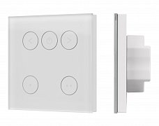 INTELLIGENT ARLIGHT Сенсорная панель SMART-TRIAC-601-11 Белая (230V, 1.5A, TUYA Wi-Fi, 2.4G) (IARL, IP20 Пластик, 5 лет)